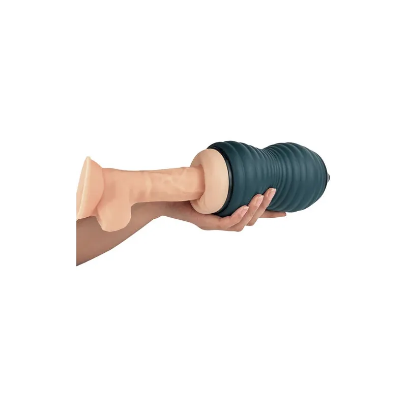 Realistic flexible male masturbator Adrien Lastic in skin tone silicone, 19 cm length for intense male pleasure.