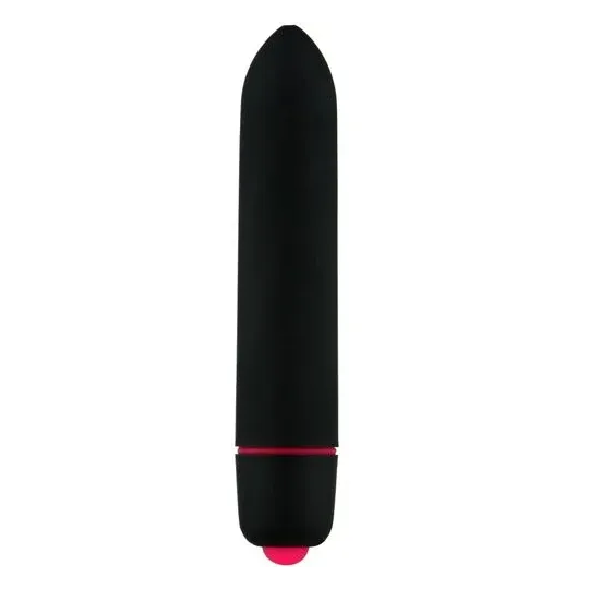 Leiser Mini-Bullet-Vibrator schwarz ADRIEN LASTIC - Kompakter wasserdichter Diskret-Vibrator mit 10 Modi