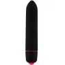 Leiser Mini-Bullet-Vibrator schwarz ADRIEN LASTIC - Kompakter wasserdichter Diskret-Vibrator mit 10 Modi
