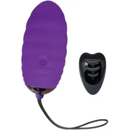 Uovo vibrante ADRIEN LASTIC Ocean Breeze 2.0 viola ricaricabile con telecomando