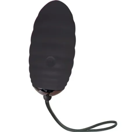 Œuf vibrant télécommandé rechargeable Adrien Lastic noir - vue face