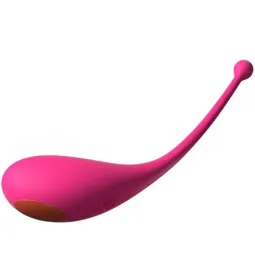 Œuf vibrant connecté vert Adrien Lastic en silicone doux pour application mobile