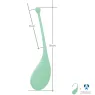 Uovo vibrante connesso verde in silicone morbido Adrien Lastic con app