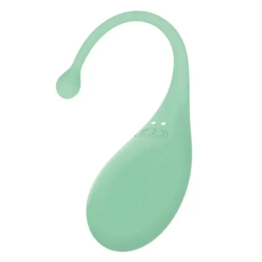 Œuf vibrant connecté vert Adrien Lastic en silicone doux pour application mobile