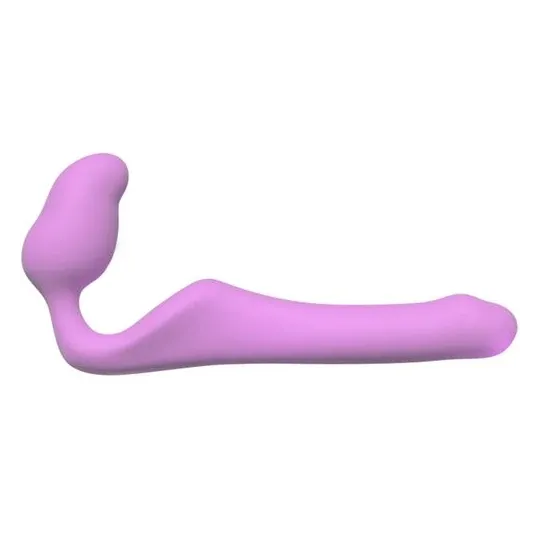 ADRIEN LASTIC Queens – Soft silicone strap-on dildo without harness pink size S – front view