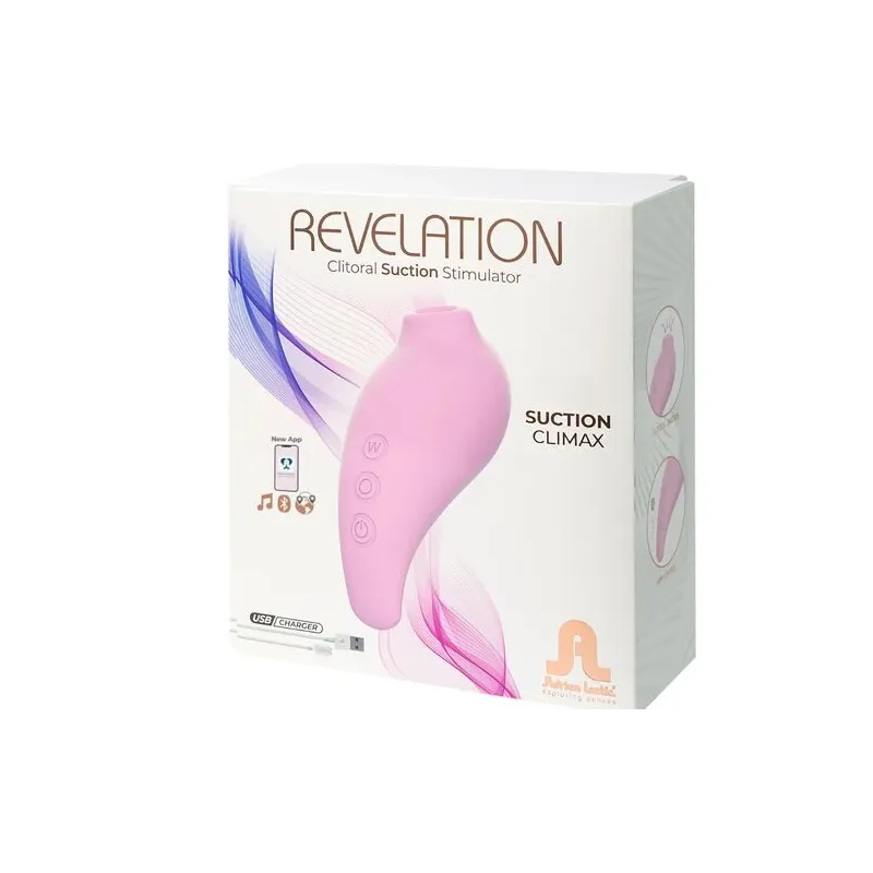 Stimulateur clitoridien connecté Adrien Lastic Revelation rose – sex toy clitoris vibrant