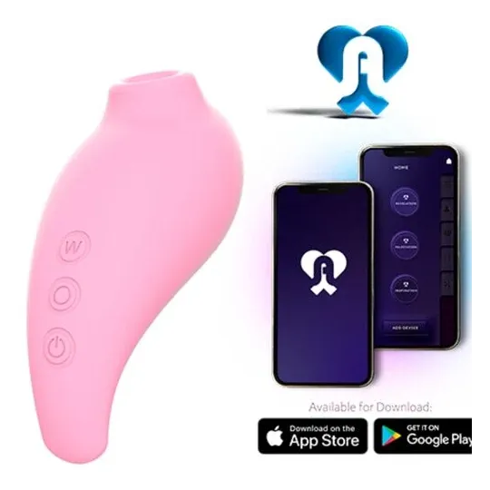 Estimulador clitorídeo conectado Adrien Lastic Revelation rosa – vibrador suave