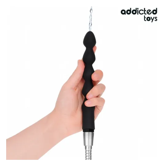 Nettoyeur anal Addicted Toys avec adaptateur universel, vue principale, silicone souple