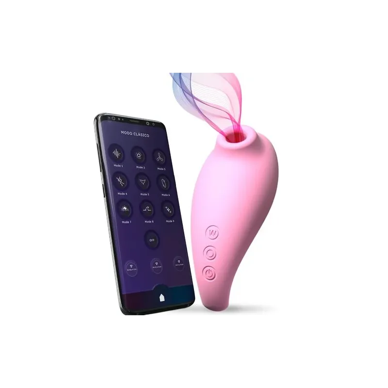 Stimolatore clitorideo connesso Adrien Lastic Revelation rosa – vibratore silenzioso