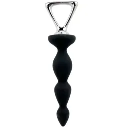 Estimulador anal Arrow negro silicona Adrien Lastic - vista general impermeable" }, { "fr": "Détail des courbes ergonomiques du 