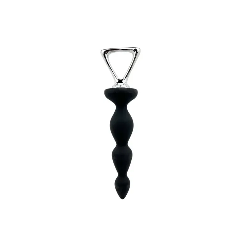 Analstimulator Arrow schwarz Silikon Adrien Lastic - wasserdichtes Design in Gesamtansicht