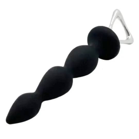 Analstimulator Arrow schwarz Silikon Adrien Lastic - wasserdichtes Design in Gesamtansicht