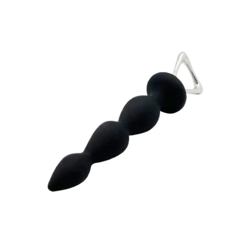 Stimulateur anal Arrow noir en silicone Adrien Lastic - vue d'ensemble imperméable