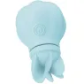 Rotating clitoral stimulator Adrien Lastic Caress blue with 5 interchangeable silicone heads