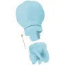 Estimulador clitoriano rotatorio Adrien Lastic Caress azul con 5 cabezas intercambiables de silicona" }, { "fr": "Détail tête ro