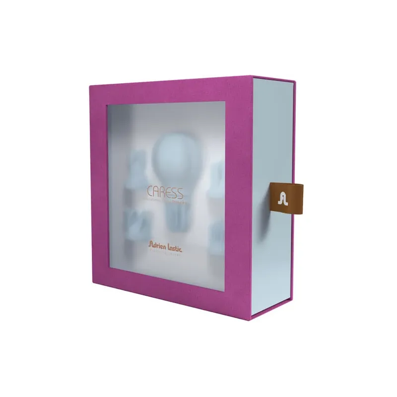 Estimulador clitoriano rotatorio Adrien Lastic Caress azul con 5 cabezas intercambiables de silicona" }, { "fr": "Détail tête ro