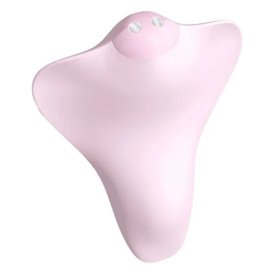 Rosa Klitoris-Stimulator Temptation Adrien Lastic mit Magnet und App-Steuerung
