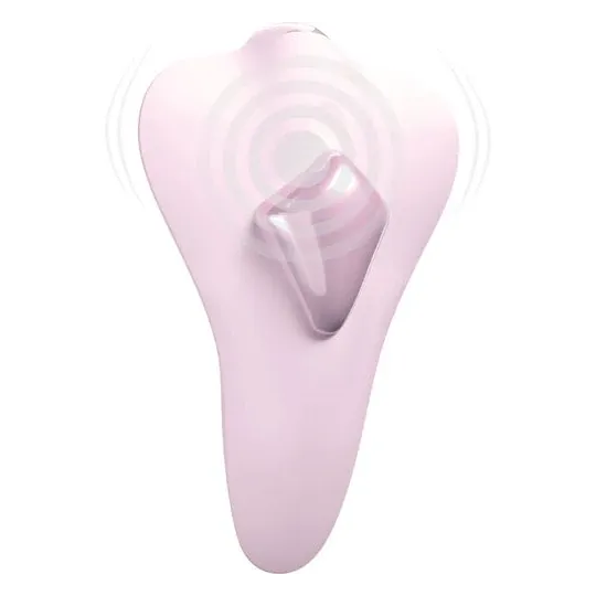 Stimolatore clitorideo rosa Temptation Adrien Lastic con magnete, app gratuita e controllo remoto