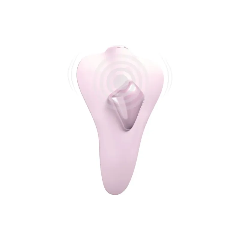 Rosa Klitoris-Stimulator Temptation Adrien Lastic mit Magnet und App-Steuerung