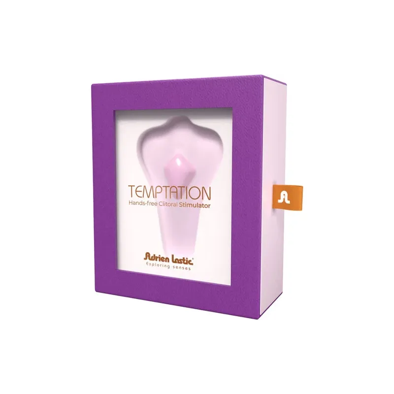Estimulador de clítoris rosa Temptation Adrien Lastic con imán potente y app gratuita