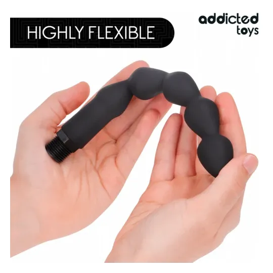 Analdusche Addicted Toys mit Universaladapter, Hauptansicht, weiches Silikon