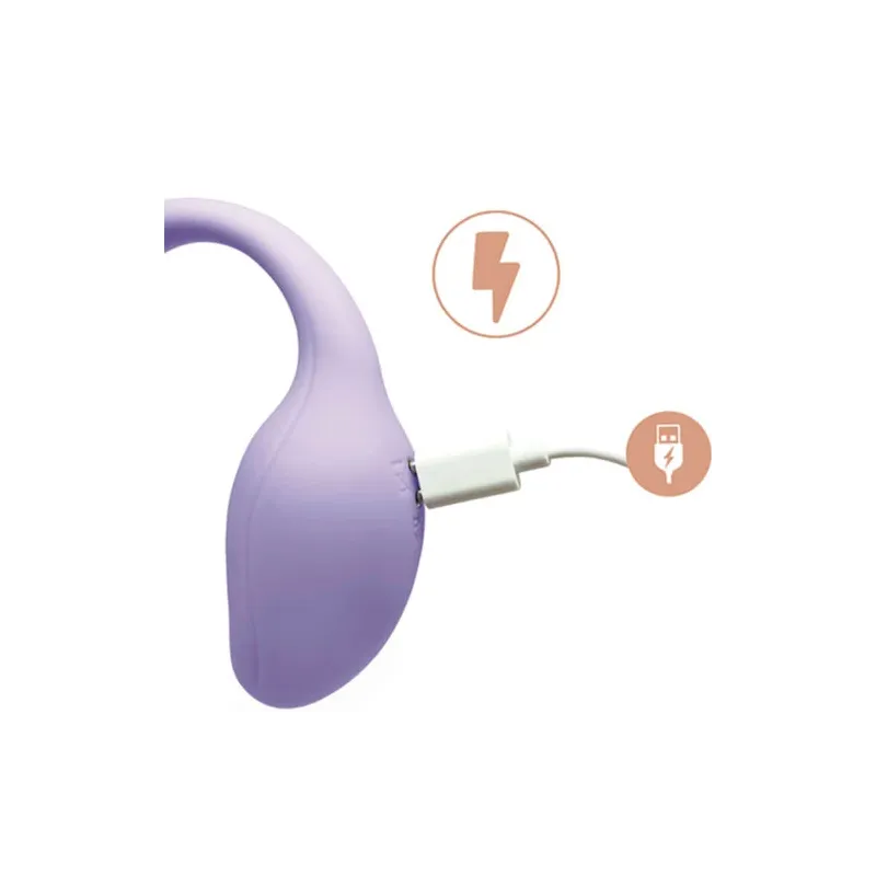 Double stimulateur connecté violet Adrien Lastic Smart Dream 3.0 avec télécommande et application gratuite pour point G et clito