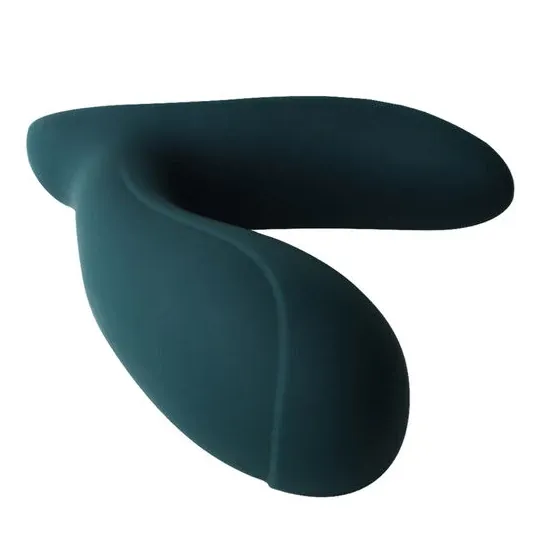 Masseur prostatique ADRIEN LASTIC PULSATION vue principale, silicone noir ergonomique