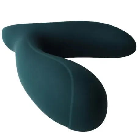 Prostatamassagegerät ADRIEN LASTIC PULSATION Hauptansicht, ergonomisches schwarzes Silikon