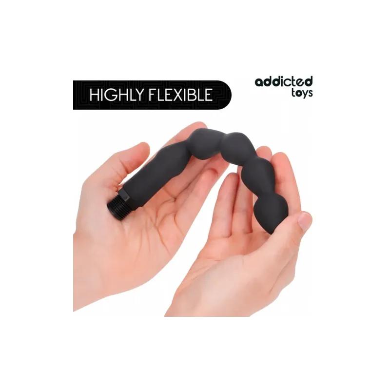 Analdusche Addicted Toys mit Universaladapter, Hauptansicht, weiches Silikon