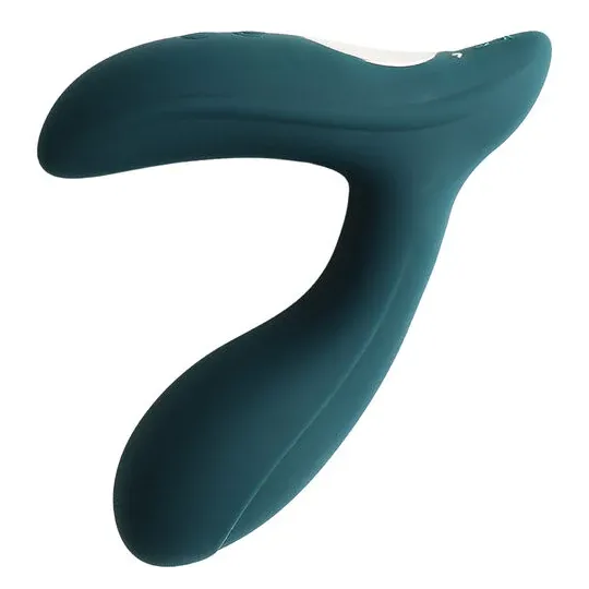 ADRIEN LASTIC PULSATION prostate massager main view, ergonomic black silicone