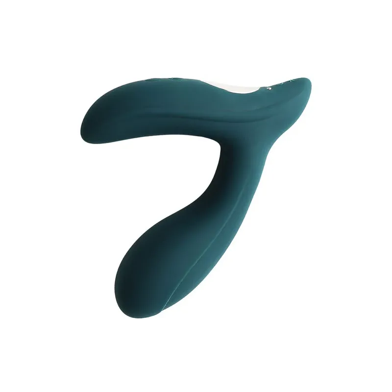 Prostatamassagegerät ADRIEN LASTIC PULSATION Hauptansicht, ergonomisches schwarzes Silikon