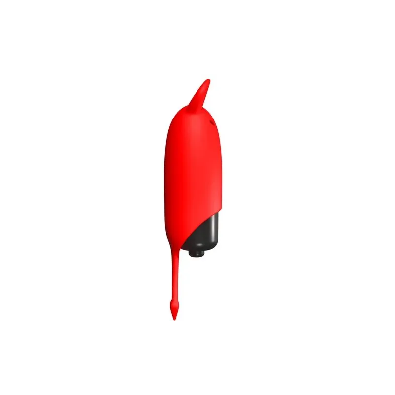 Gesamtansicht des Taschenvibrators Adrien Lastic Devol aus weichem Silikon mit 10 Modi