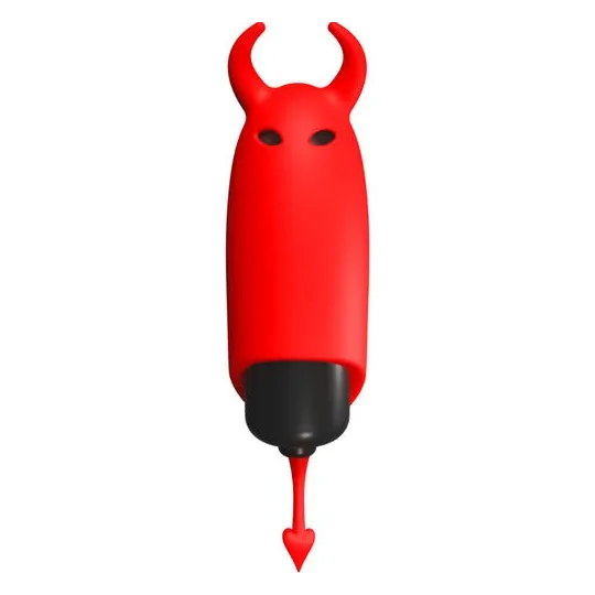 Gesamtansicht des Taschenvibrators Adrien Lastic Devol aus weichem Silikon mit 10 Modi