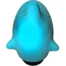 Vibratore tascabile Delfino in silicone morbido ADRIEN LASTIC, pinne per stimolazione clitoridea