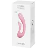 Vibrateur rabbit double stimulation rose ADRIEN LASTIC G-Wave en silicone flexible