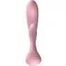 Vibratore rabbit doppia stimolazione rosa ADRIEN LASTIC G-Wave silicone flessibile