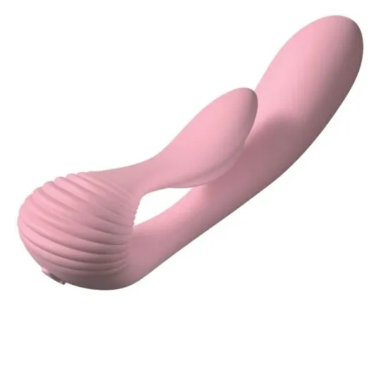 Vibrador rabbit doble estimulación rosa ADRIEN LASTIC G-Wave silicona flexible