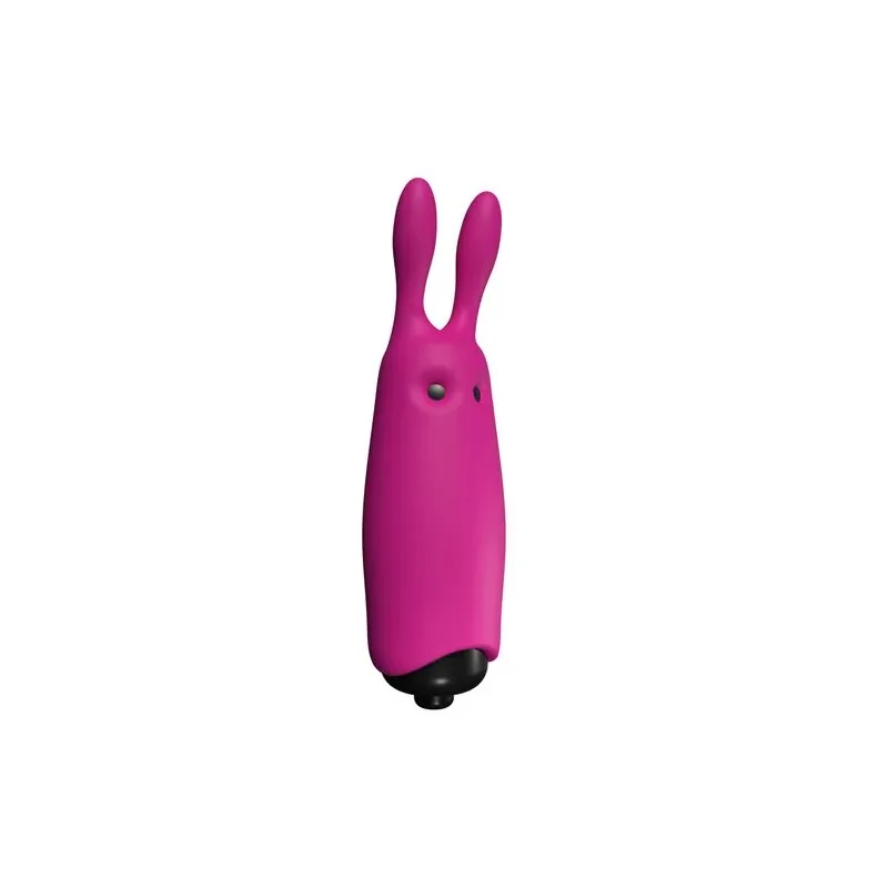 Mini vibrador conejo de silicona rosa Adrien Lastic - vibrador de bolsillo silencioso para clítoris" }, { "fr": "Vue latérale du