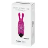 Pink silicone pocket rabbit vibrator Adrien Lastic - mini bullet vibe for clitoral stimulation