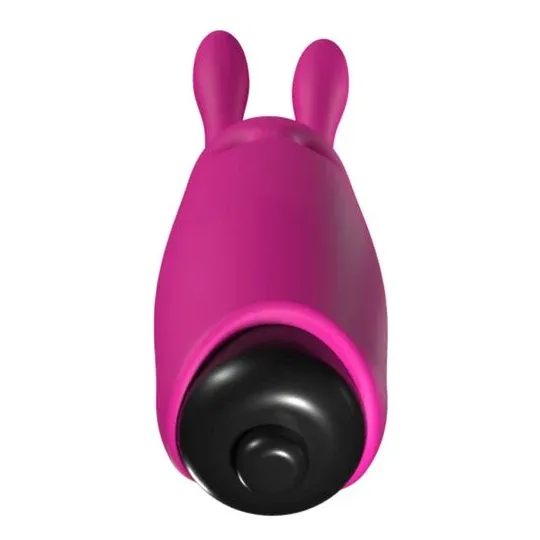 Mini vibrador conejo de silicona rosa Adrien Lastic - vibrador de bolsillo silencioso para clítoris" }, { "fr": "Vue latérale du