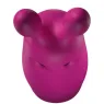 Pink silicone pocket rabbit vibrator Adrien Lastic - mini bullet vibe for clitoral stimulation