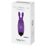 Taschenvibrator Hase lila von ADRIEN LASTIC aus Silikon für klitorale Stimulation
