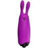 Purple pocket rabbit vibrator ADRIEN LASTIC silicone for clitoral stimulation
