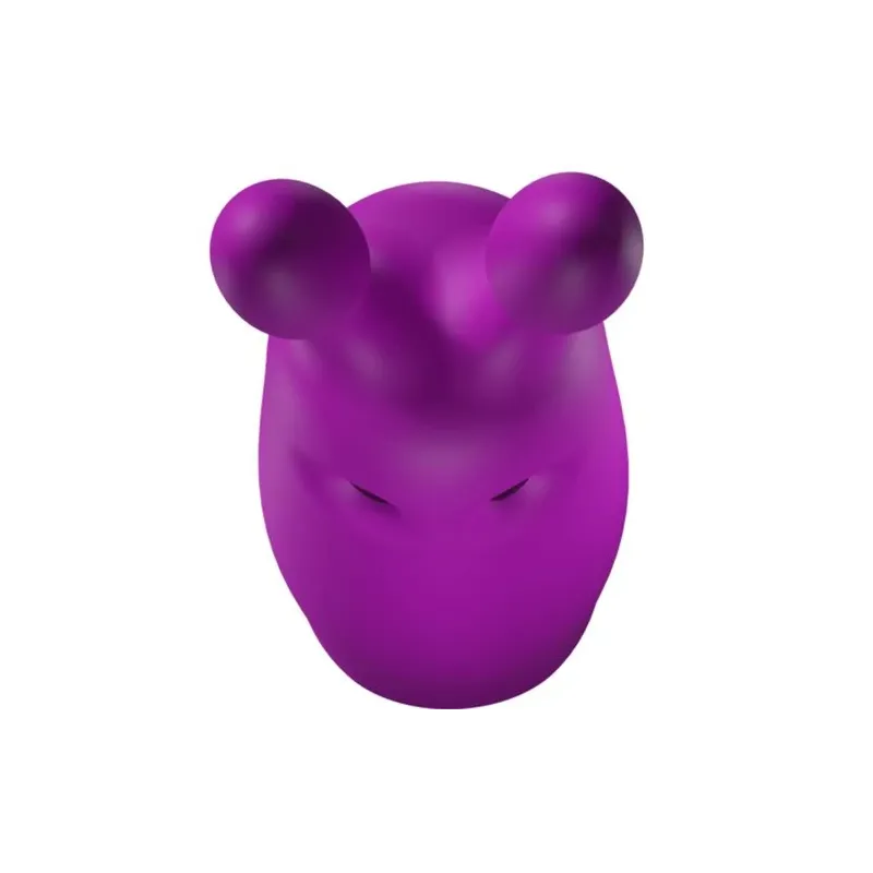 Mini vibromasseur lapin violet de poche ADRIEN LASTIC en silicone pour stimulation clitoridienne