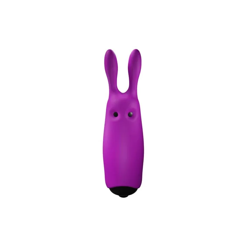 Purple pocket rabbit vibrator ADRIEN LASTIC silicone for clitoral stimulation