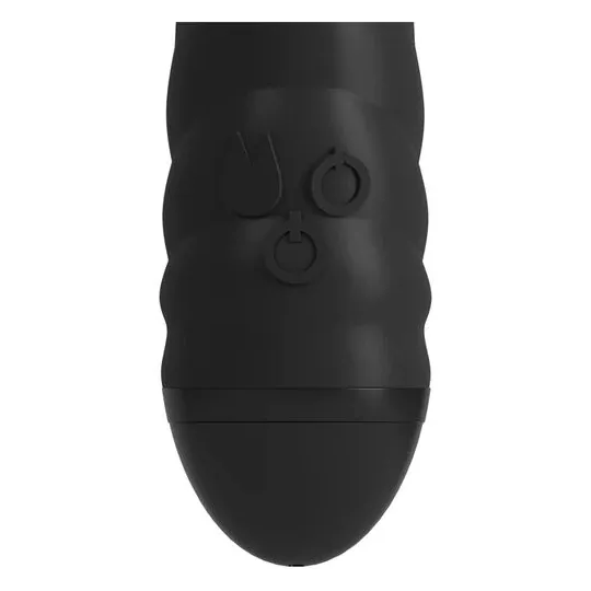 Vibrateur 3-en-1 rotatif et lapin noir Adrien Lastic avec stimulation clitoridienne et point G