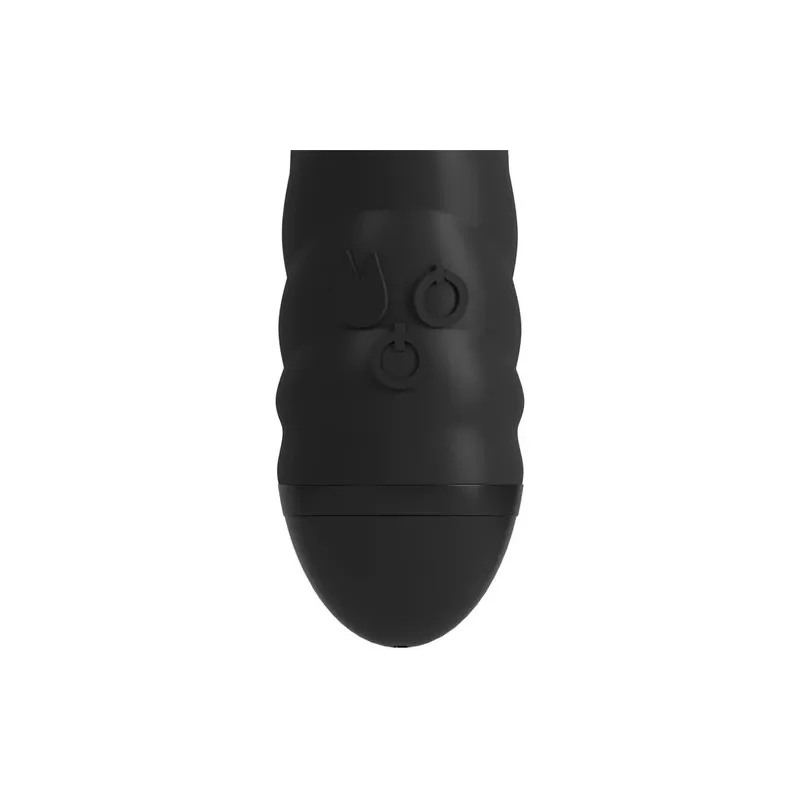 Vibrateur 3-en-1 rotatif et lapin noir Adrien Lastic avec stimulation clitoridienne et point G