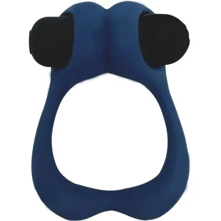Vibrating cock ring ALIVE dark blue - penis ring with vibration for clitoral and penile stimulation