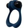 Vibrating cock ring ALIVE dark blue - penis ring with vibration for clitoral and penile stimulation