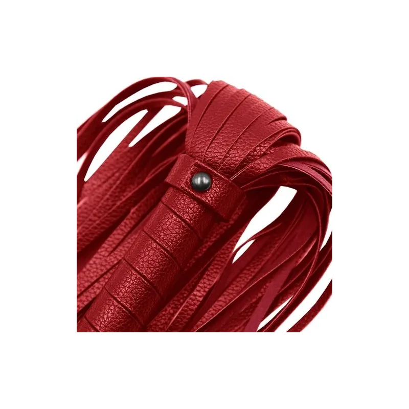 Red BDSM whip ALIVE 69 cm – overview waterproof IPX8